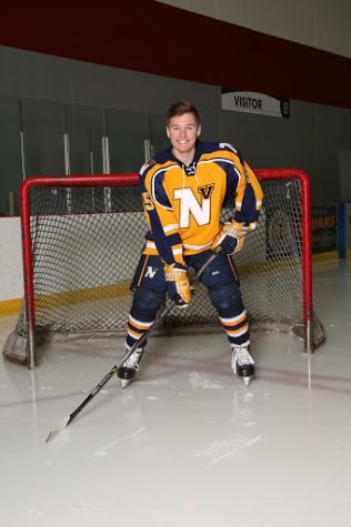 Matthew McDonnell, a varsity hockey player for Neuqua Valley.