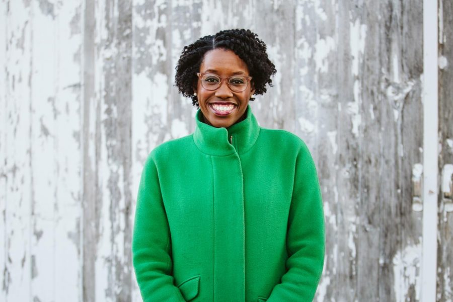 Representative Lauren Underwood photographed on a day where she planned her campaign reelection.