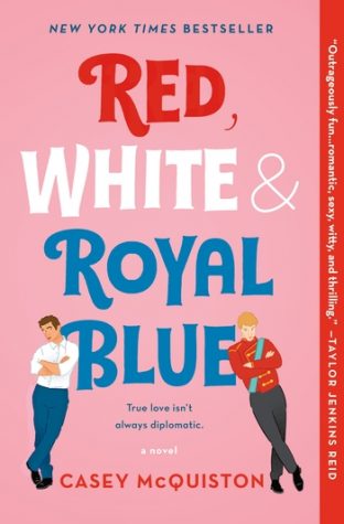 "Red, White & Royal Blue" book cover.