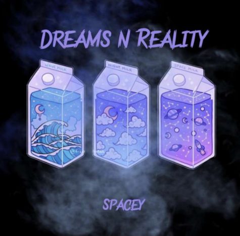 The cover of Joness latest album, Dreams N Reality, which can be streamed on Soundcloud.