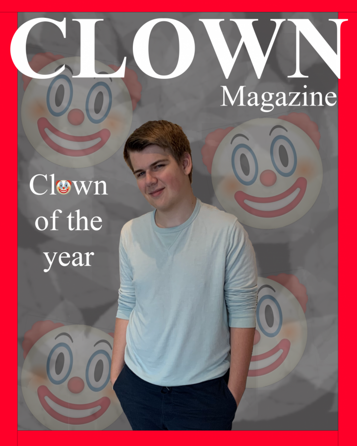 The front page of Clown Magazine, highlighting Peter Wujek as Clown of the Year. 