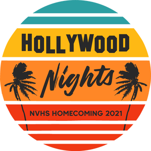 Symbol designed representing Neuqua Valleys 2021 Homecoming theme, Hollywood Nights.