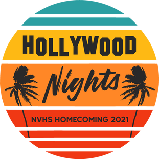 Symbol designed representing Neuqua Valley's 2021 Homecoming theme, "Hollywood Nights."